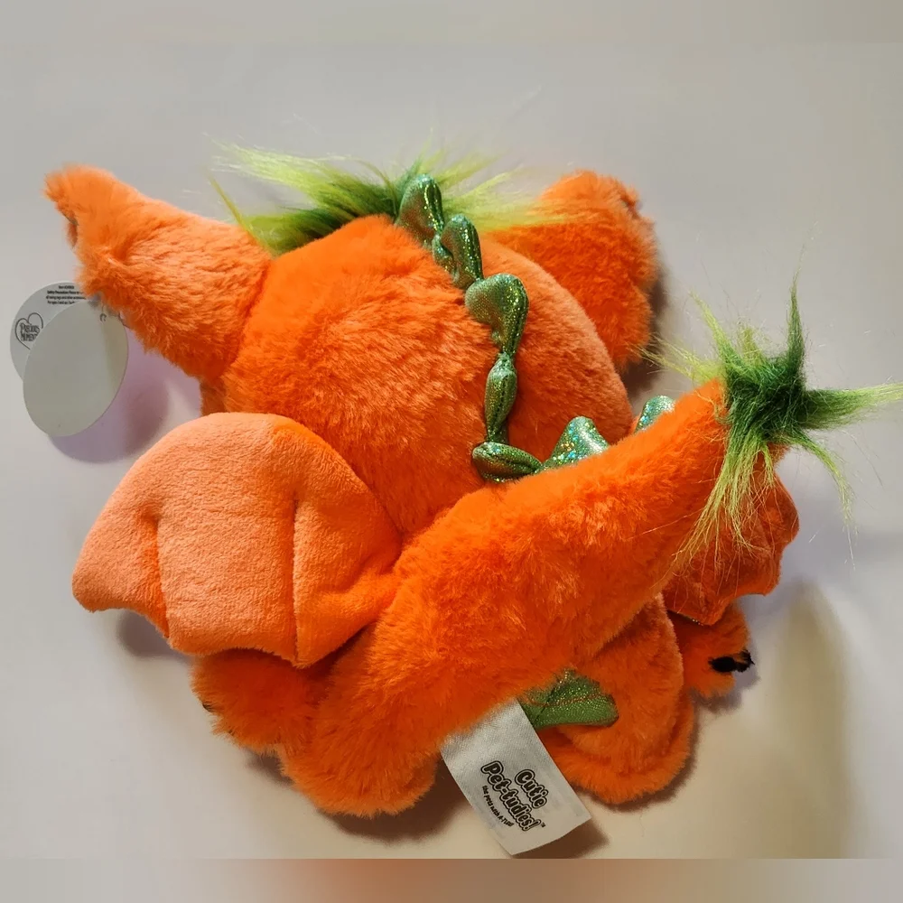 Cutie Pet-tudies Jade Dragon & Clementine Dragon Stuffed Plush Animal - Picture 13 of 13